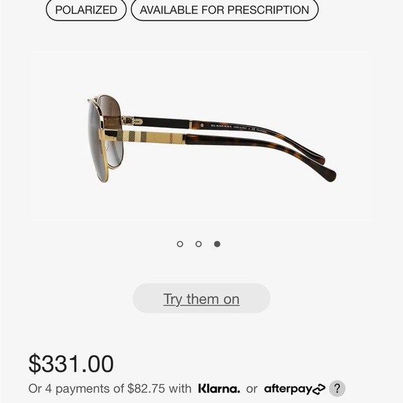 BURBERRY SUNGLASSES main image 6
